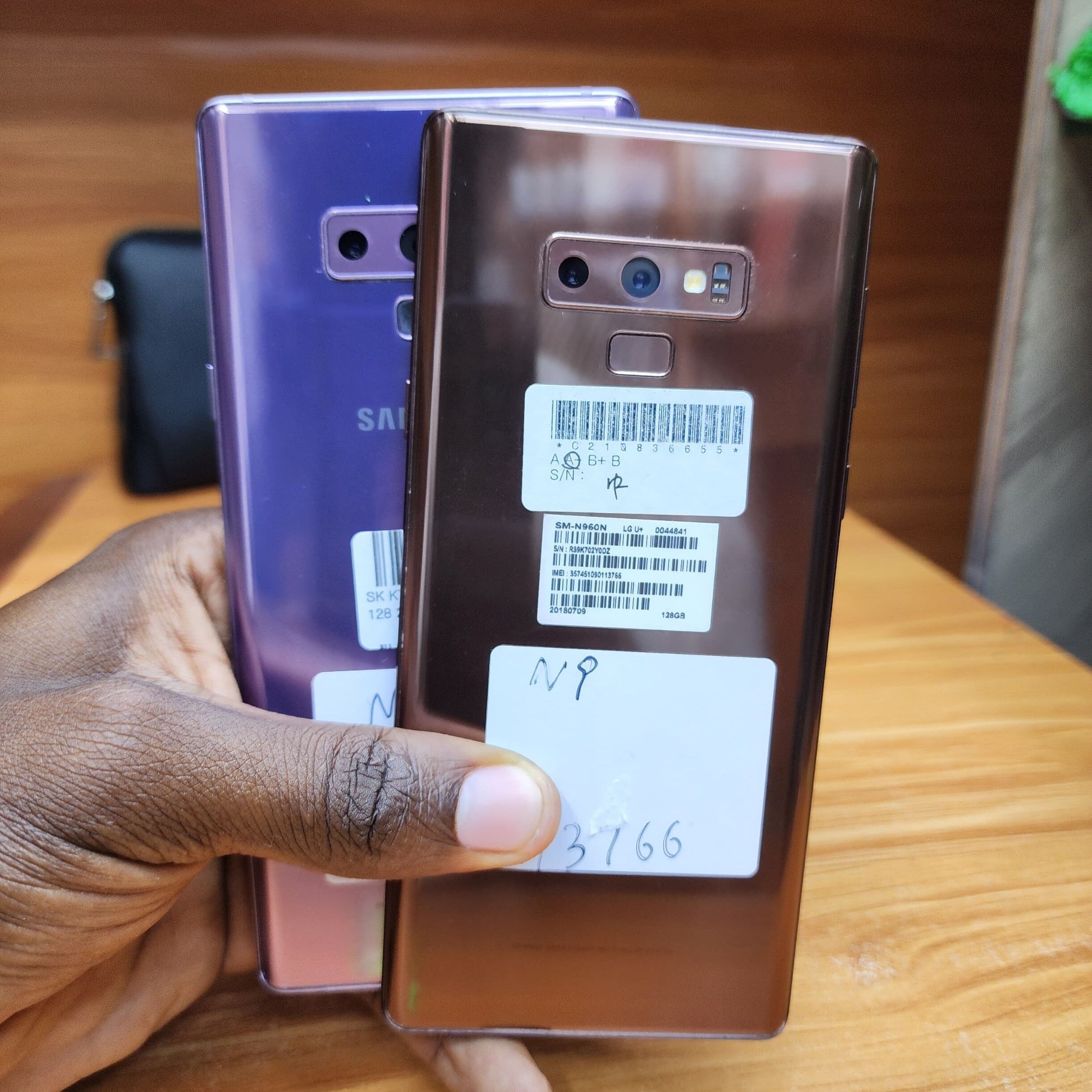 Product image thumbnail: SAMSUNG GALAXY NOTE 9 128G KOREE