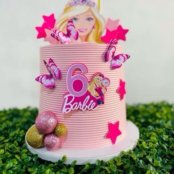 Image du produit : Gâteau à la crème au beurre Barbie