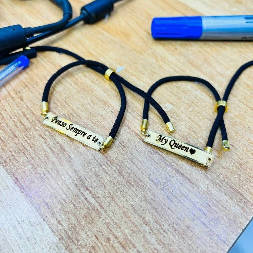 Product image thumbnail: Personalized couple bracelet