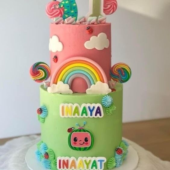 Image du produit : gâteau à deux étages au melon coco