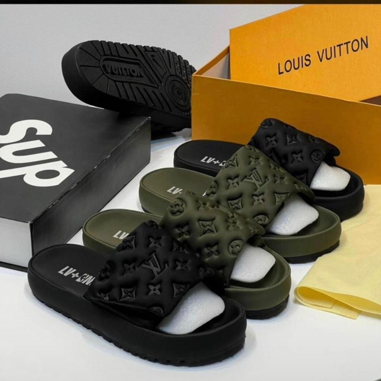 Product image thumbnail: original vutton slippers