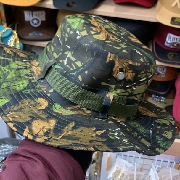 Product image thumbnail: Designer military bucket hat