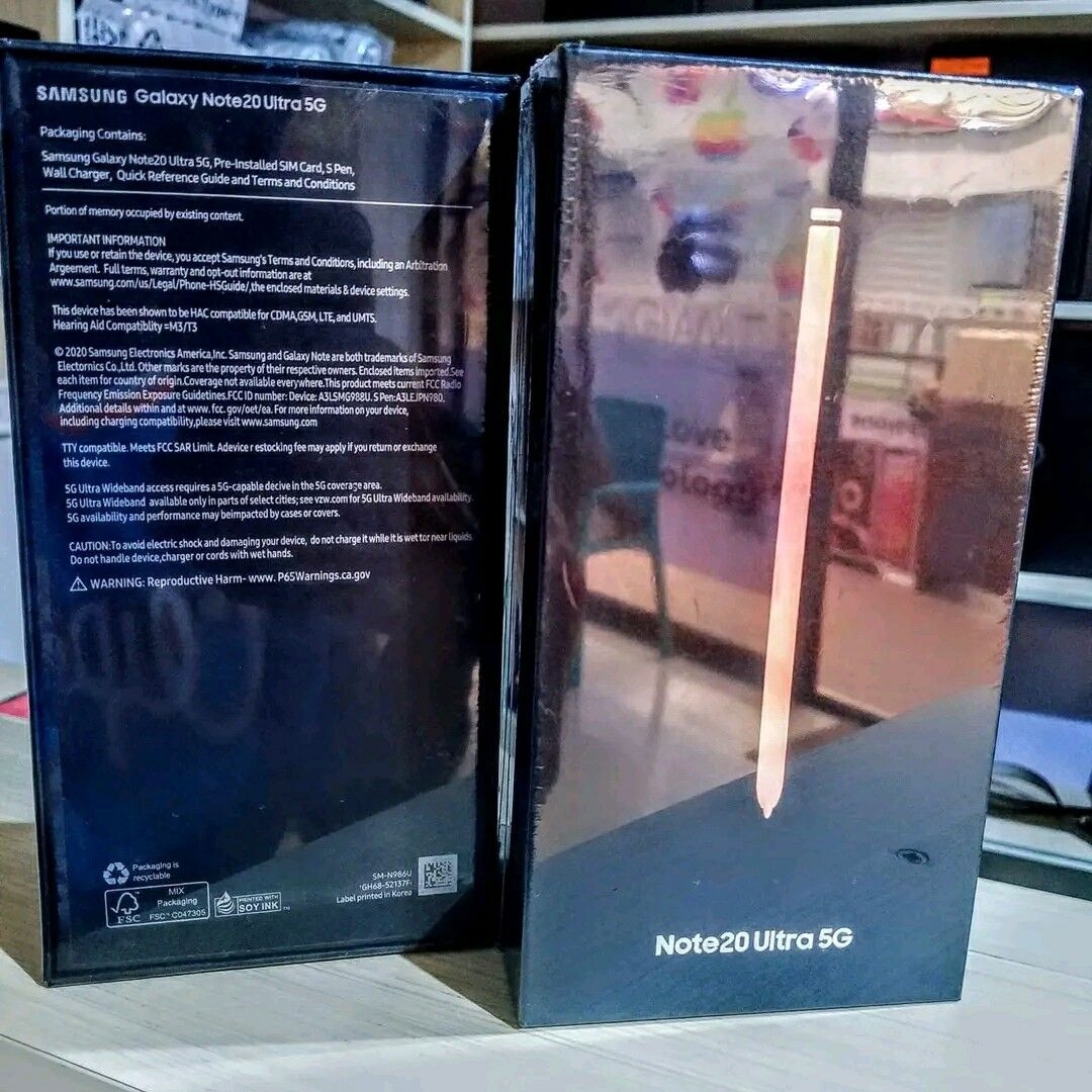 Product image thumbnail: SAMSUNG GALAXY NOTE 20 ULTRA 5G 256G