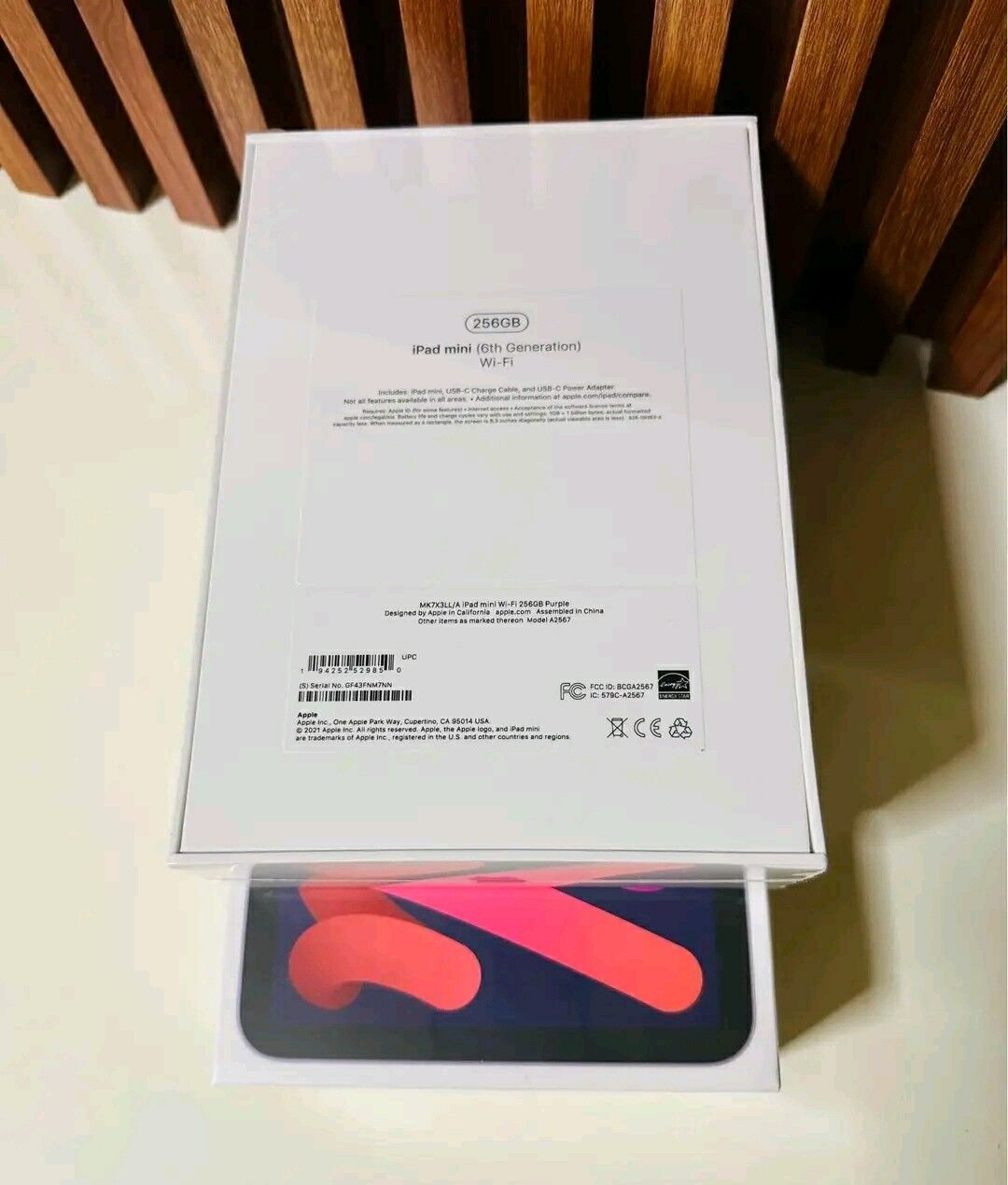 Image du produit : Apple TAB MINI 6 256G