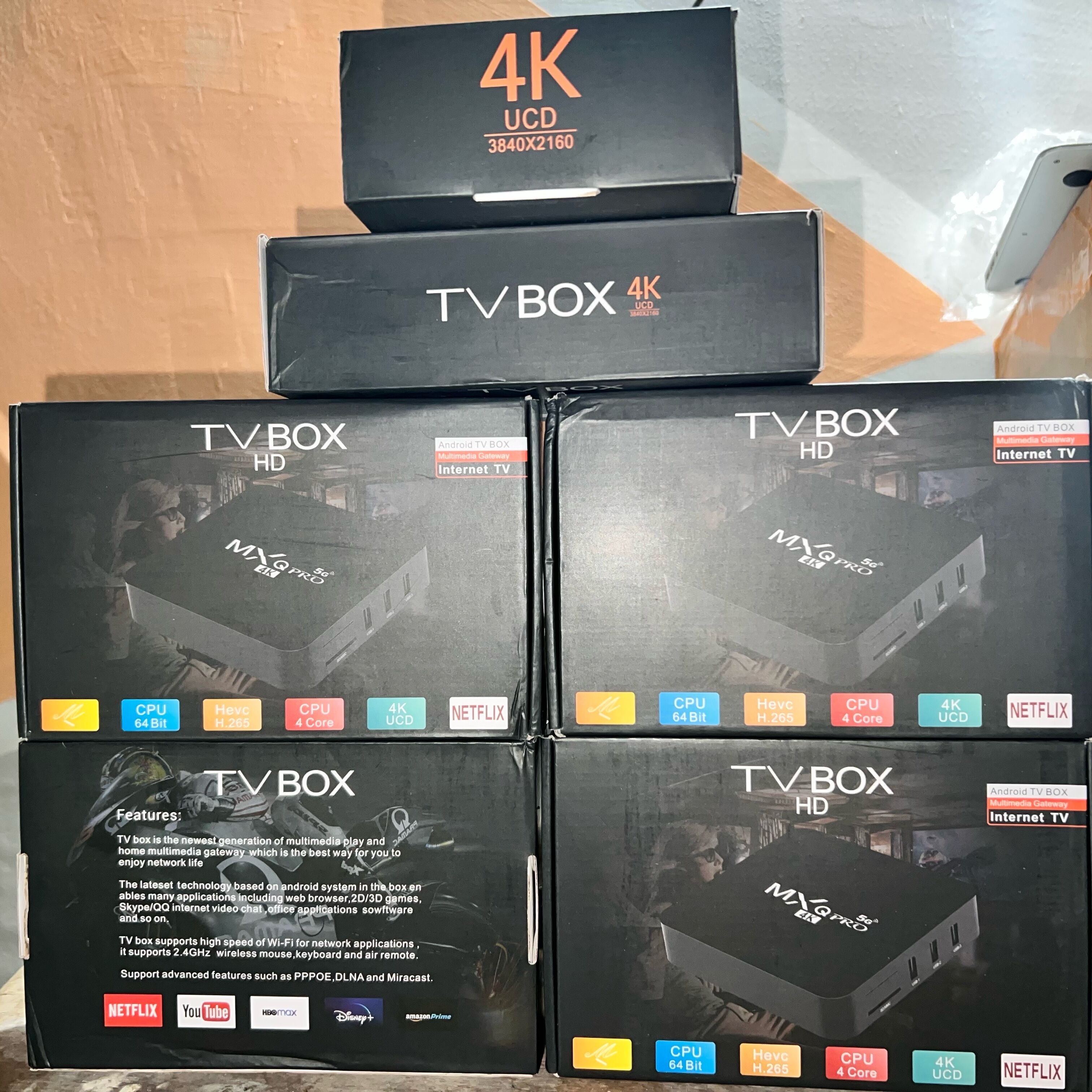 Product image thumbnail: ANDROID TV BOX