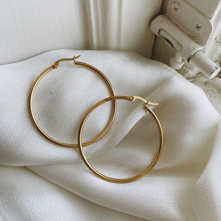 Product image thumbnail: stainless steel creoles