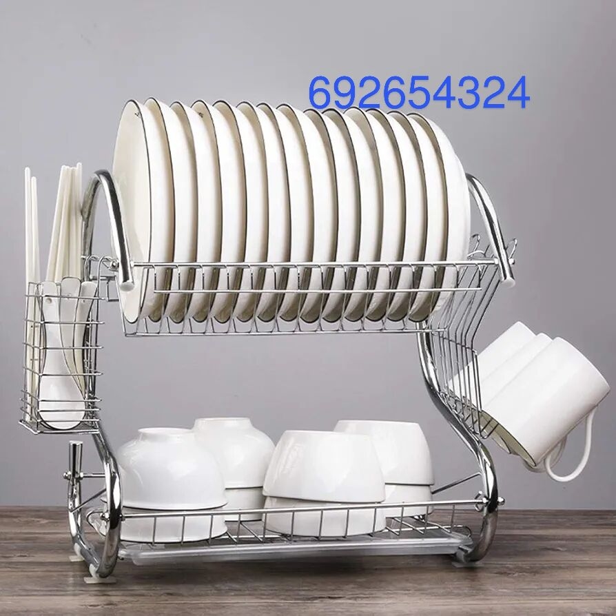 Product image thumbnail: 2-level stainless steel dish rack