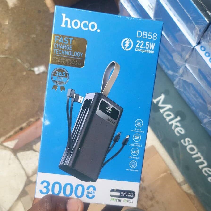 Image du produit : Powerbank hoco 30000mah