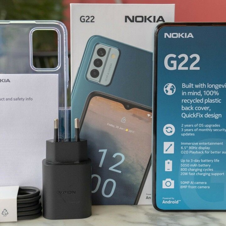 Product image thumbnail: NOKIA G22 128G.
