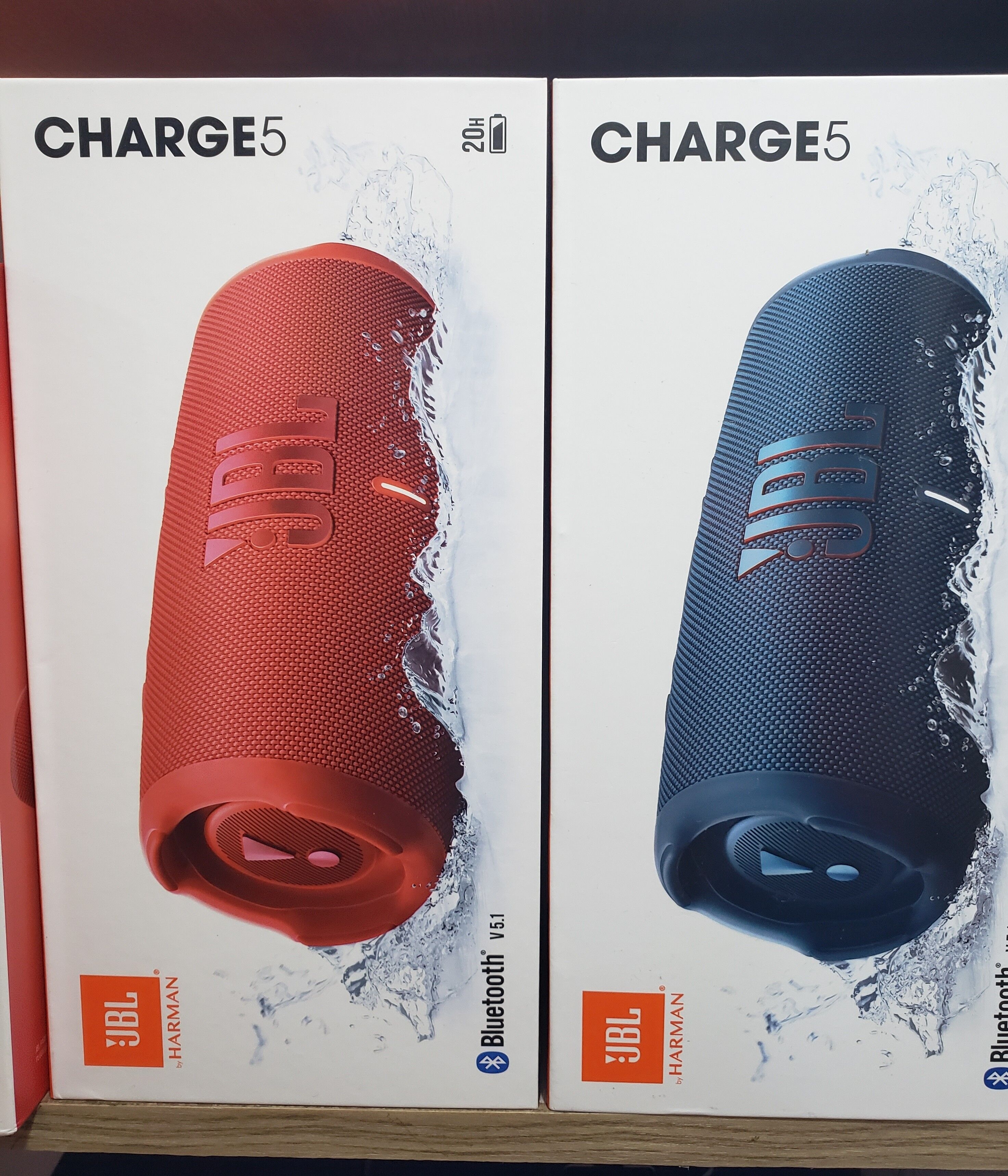 Product image thumbnail: JBL CHARGE 5 RED AND BLUE