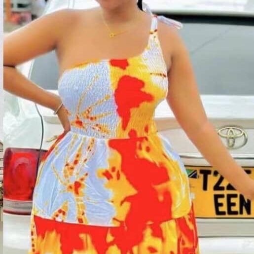 Product image thumbnail: long one hand gown