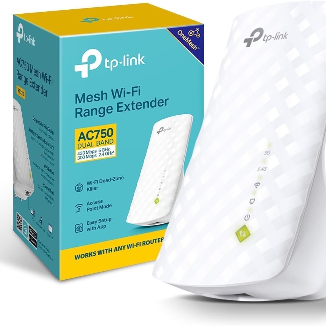 Product image thumbnail: Tp-link Range extender mesh AC750