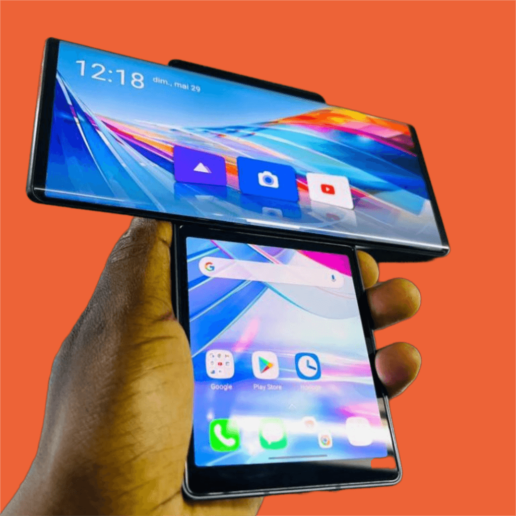 Product image thumbnail: LG WING 5G 128GO