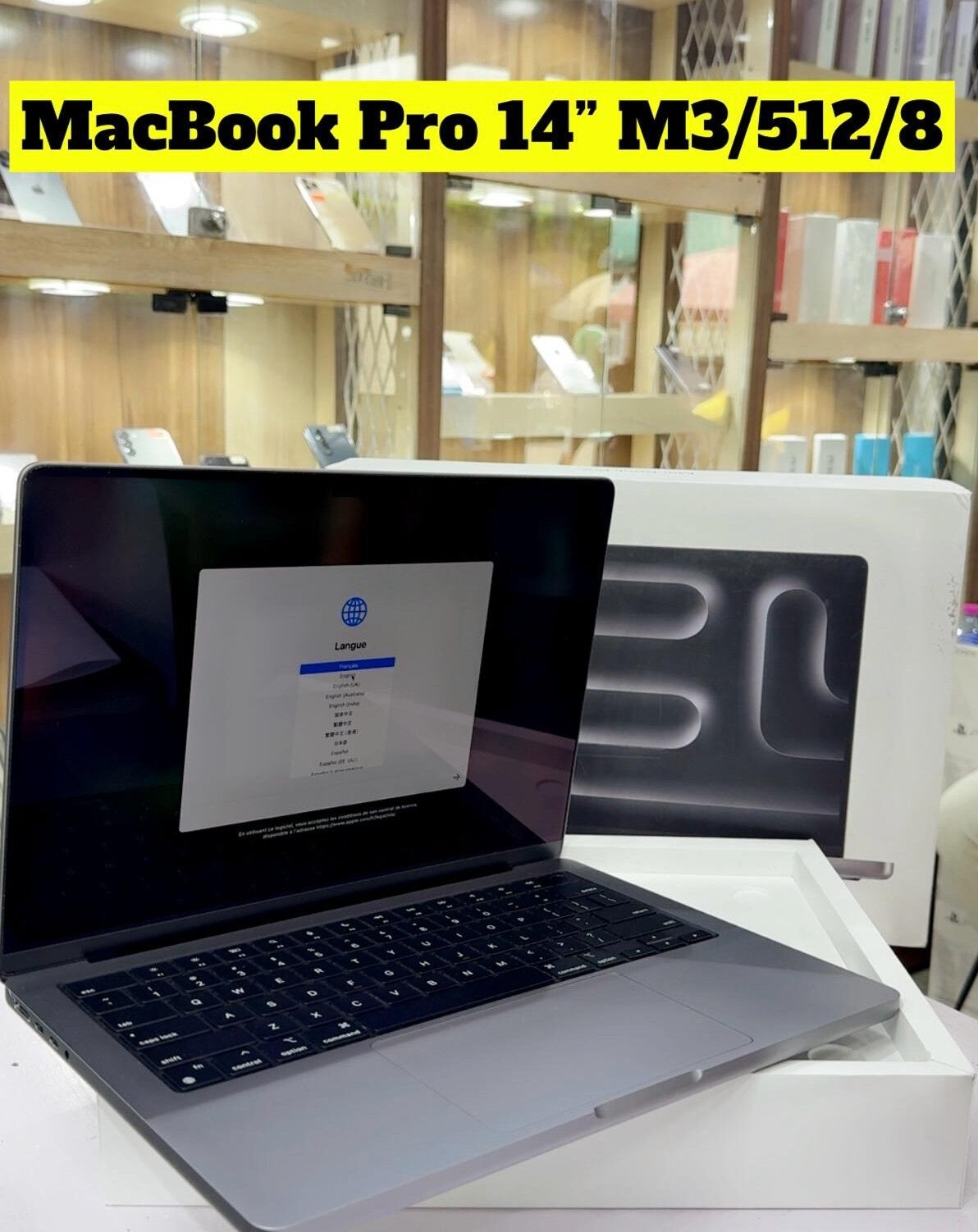 Product image thumbnail: MACBOOK PRO 14" - M3/512/8