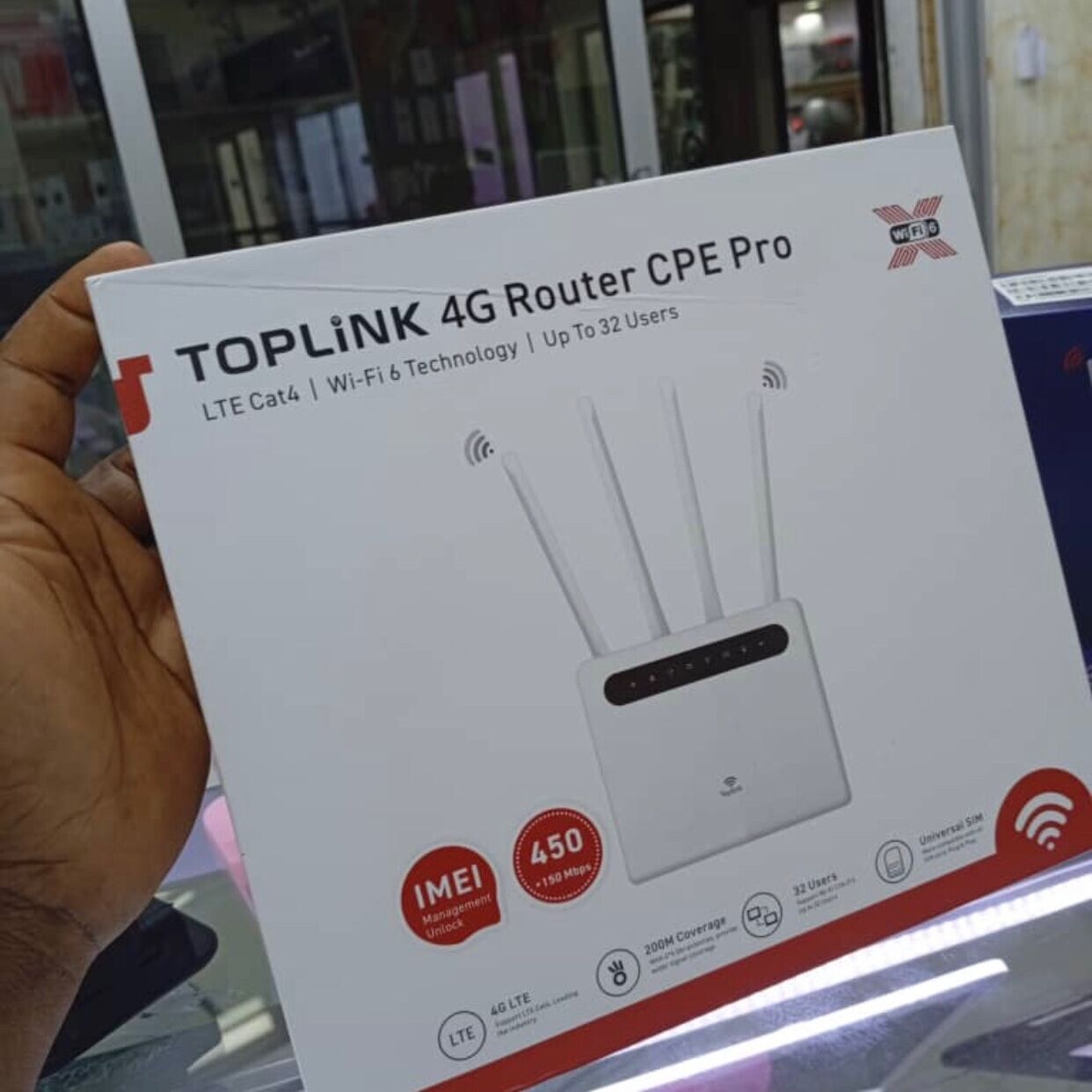 Product image thumbnail: Top-link Router 4G CPE Pro