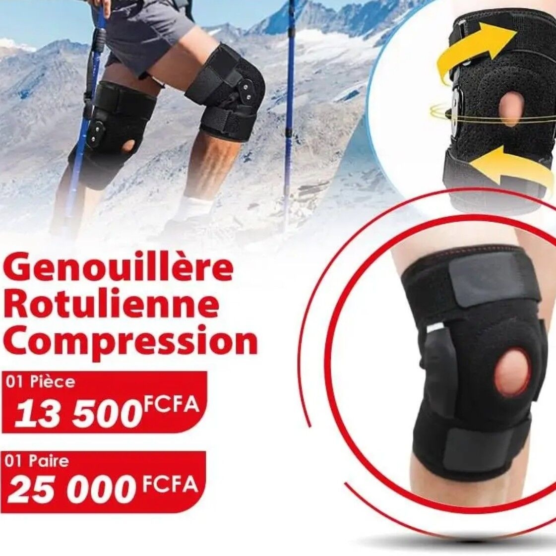 Image du produit : Genouillère rotulienne compression