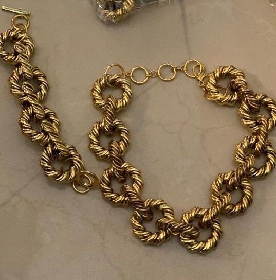 Product image thumbnail: chain and bracelet set (very heavy)