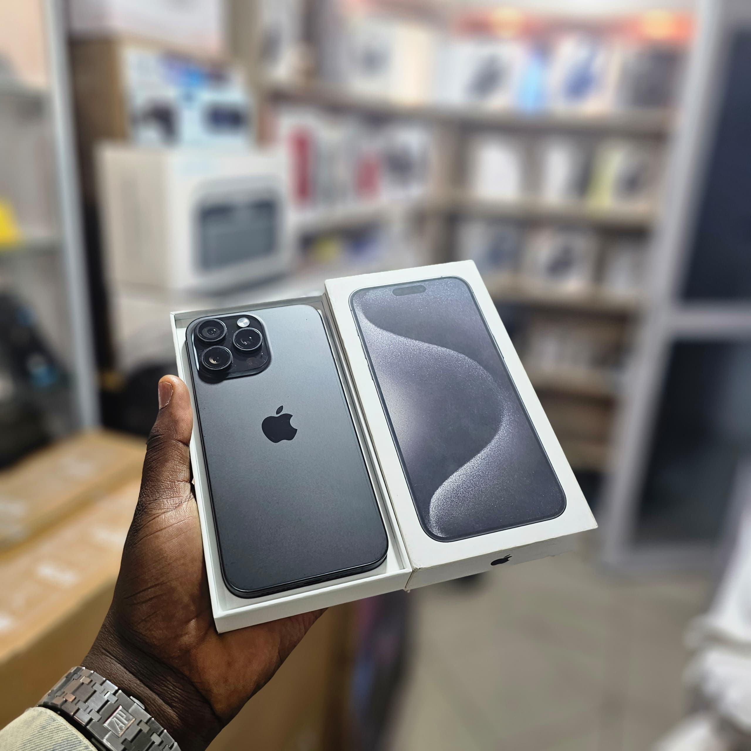 Product image thumbnail: IPHONE 15 PROMAX 256G 100%