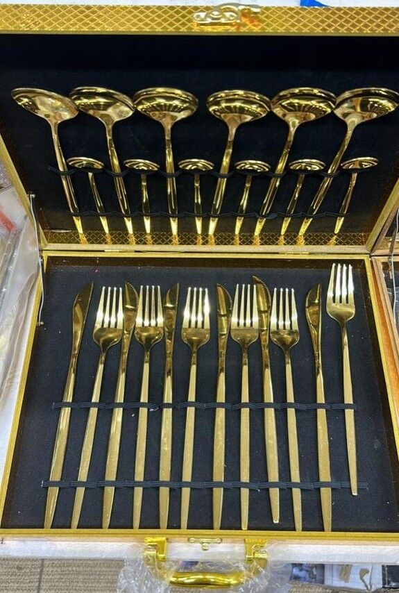 Product image thumbnail: Gold plated spoon sets