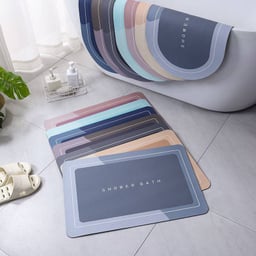 Image du produit Tapis de douche et de bain multicolore élégant