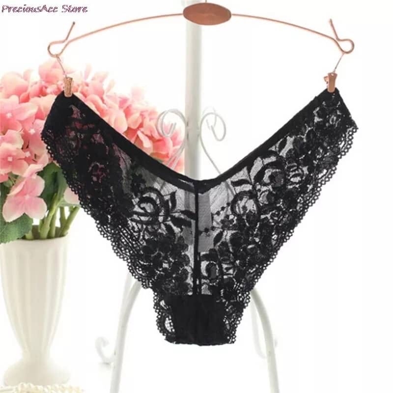 Product image thumbnail: V-shaped lace briefs