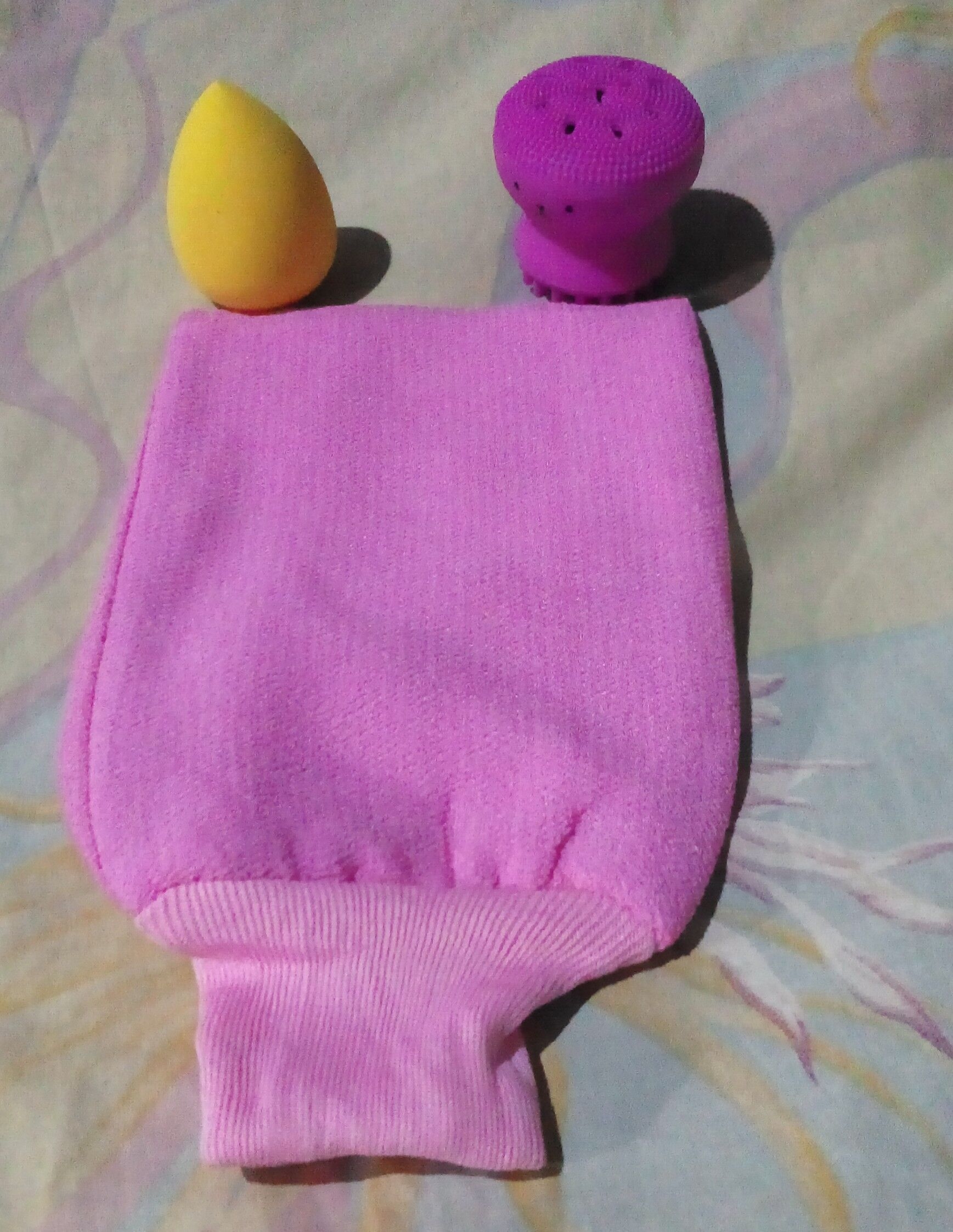 Product image thumbnail: exfoliating horsehair glove+blender+facial eraser