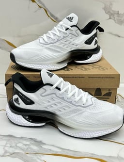 Image du produit Adidas Alpha Bounce Baskets Blanc & Noir