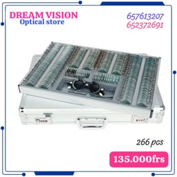 Image du produit Jeu de lentilles d'essai - 266 Pièces - Boîtier Argenté