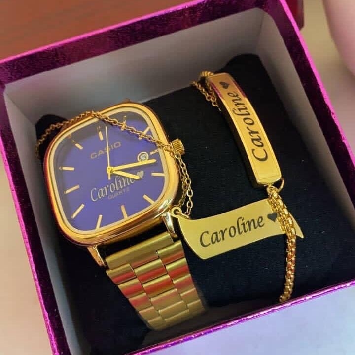 Image du produit : ensemble montre casio+chaîne+bracelet