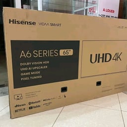 Image du produit Téléviseur Intelligent Hisense Série A6 65" 4K UHD avec HDR et VIDAA OS