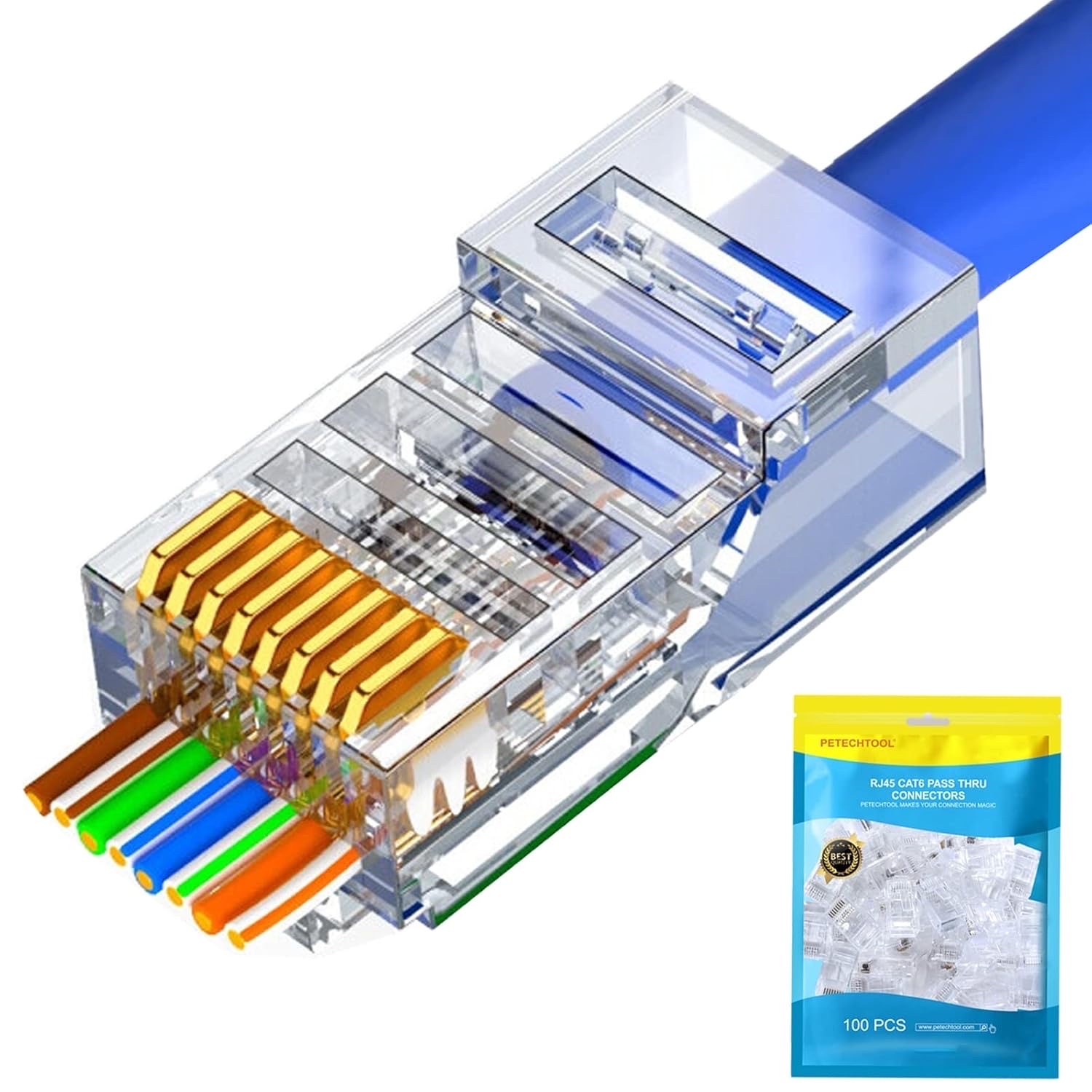Product image thumbnail: connecteur RJ45 non blende