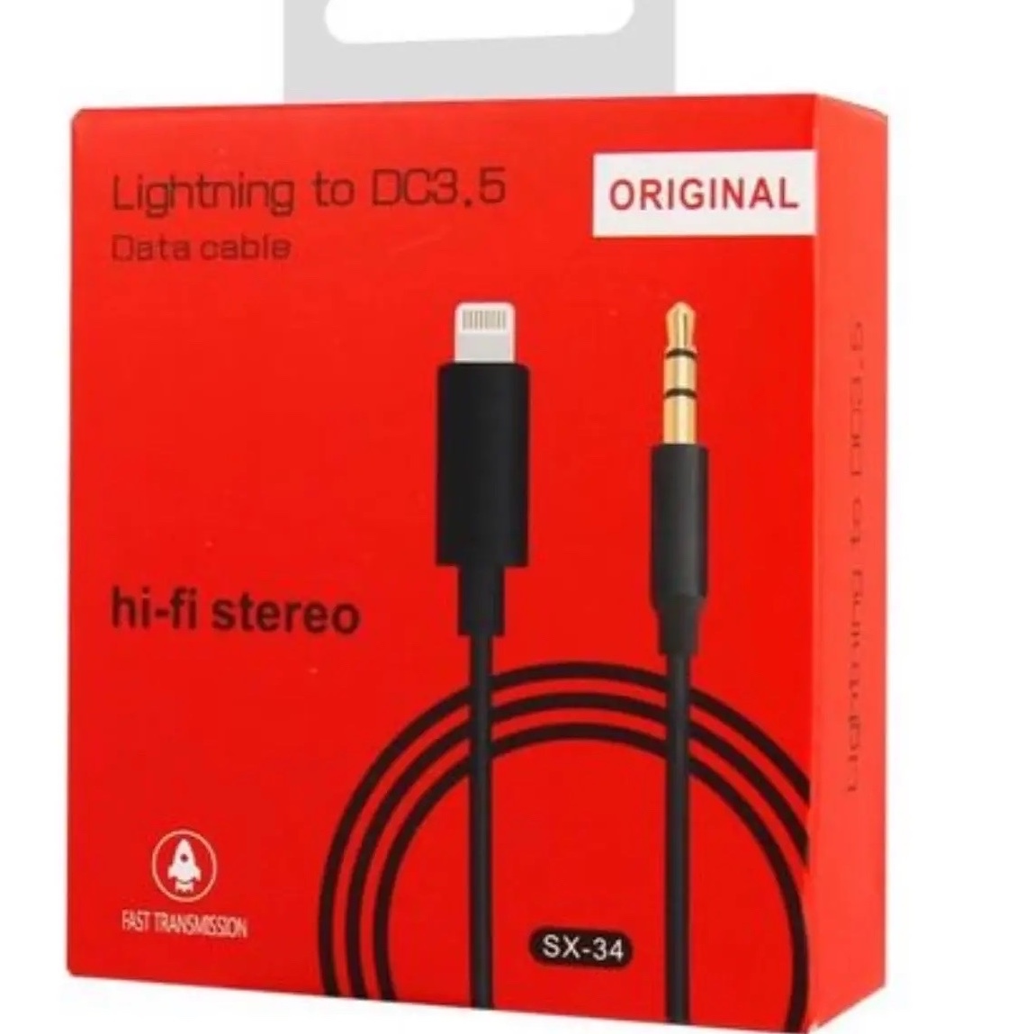 Product image thumbnail: Adaptateur jack iPhone (Llighting to DC)3.5