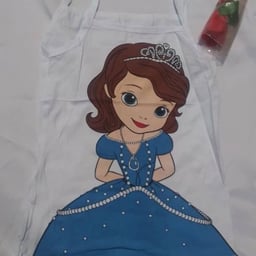 Image du produit Débardeur blanc pour enfants avec impression Princesse Sofia