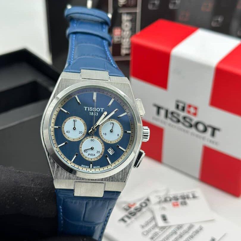 Tissot PRX chronographe leather