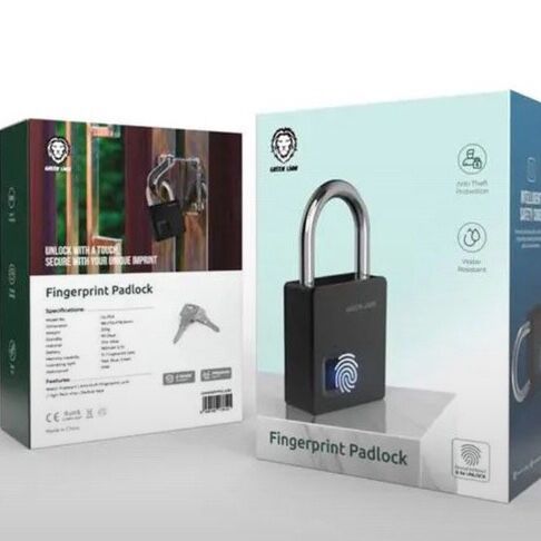 finger print padlock…/ cadenas avec empreinte