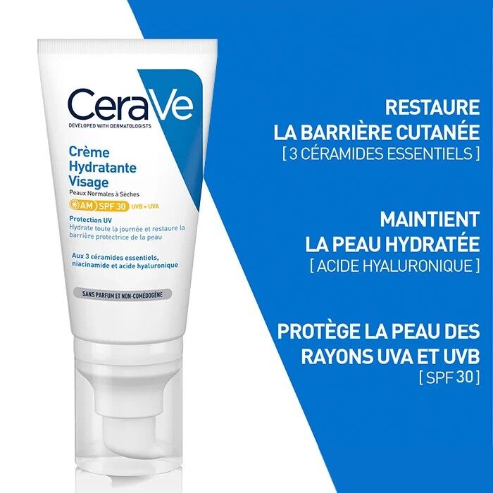 Creme Hydratante Visage avec protection Solaire