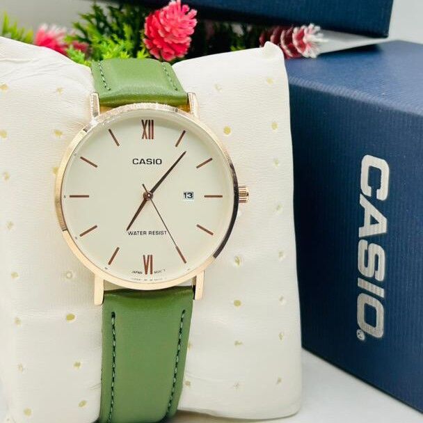 Casio leather hand