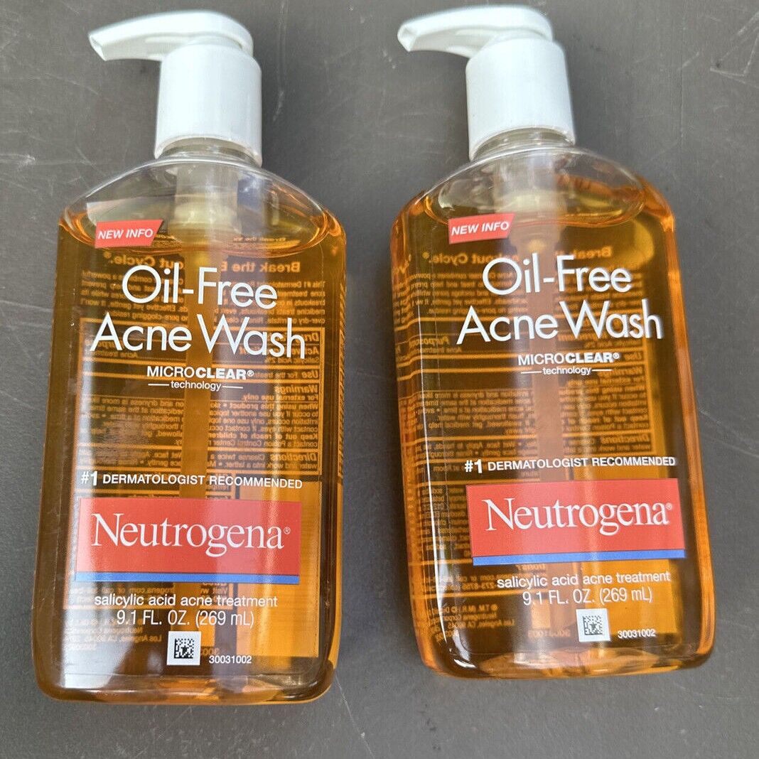 Neutrogena Gel oil free acné wash.