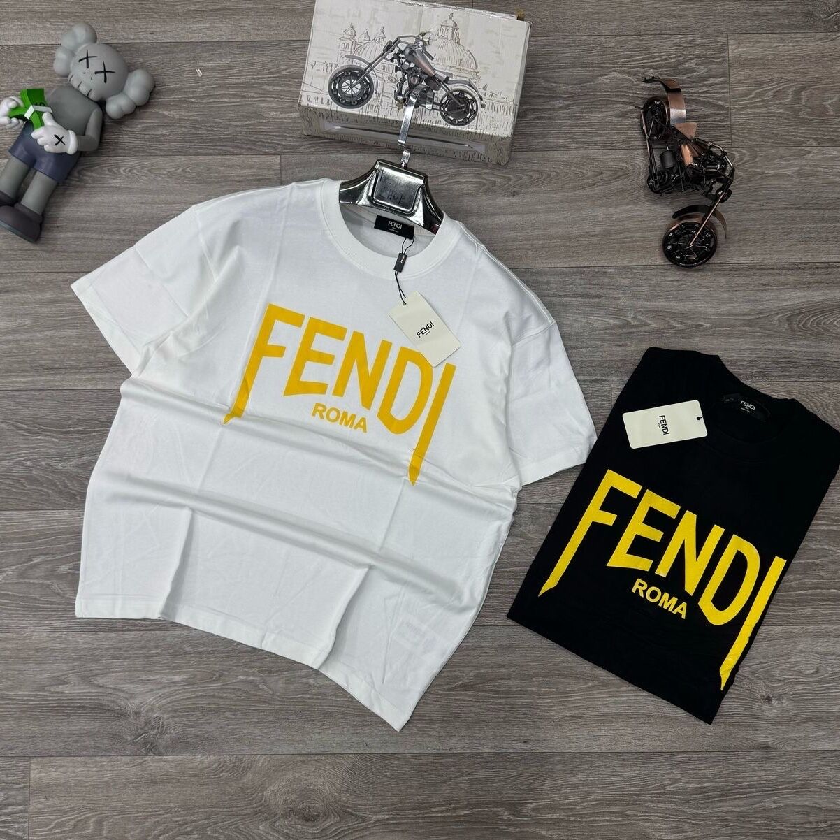 T-shirts design LV et Fendi