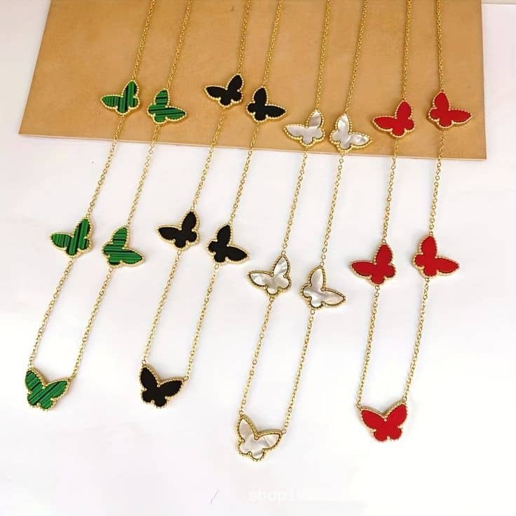 collier papillon