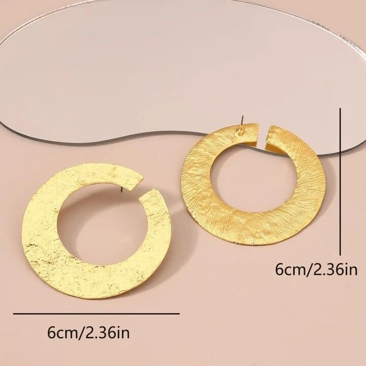 elegant 18k gold earrings