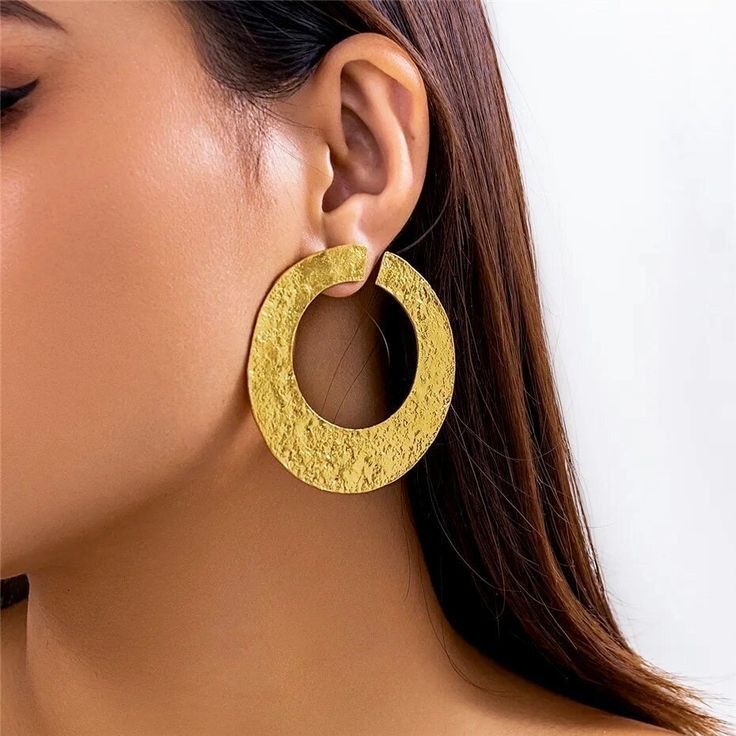 elegant 18k gold earrings