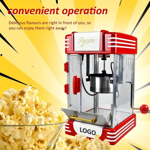 Automatic popcorn machine