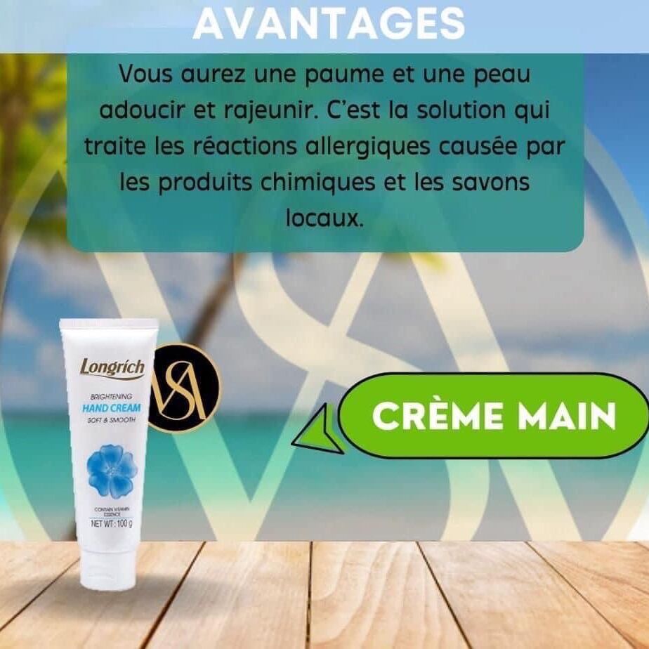 crème réparatrice de mains