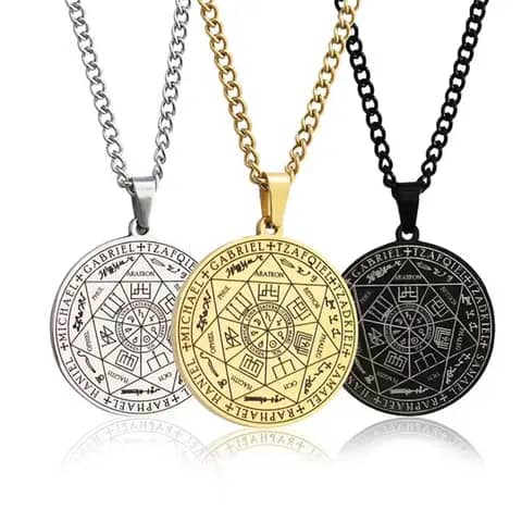 necklace of the seven archangels protection wealth