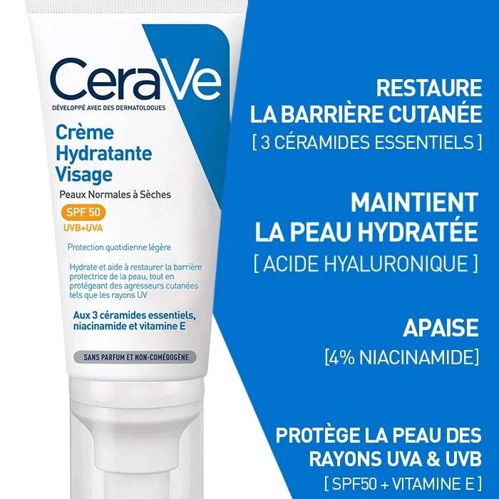 Creme Hydratante Visage avec protection Solaire